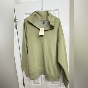 Universal Thread Sage Green Zip Pullover